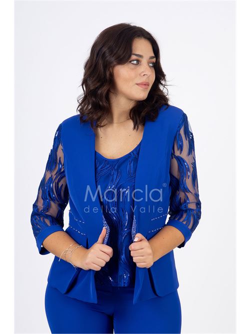 tailleur 3 pz ricamo PAOLA FORTI | PF200TPROYAL